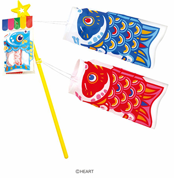 ハート｜鯉のぼり