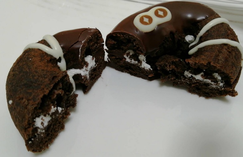 まっくろチョコねこ切り口