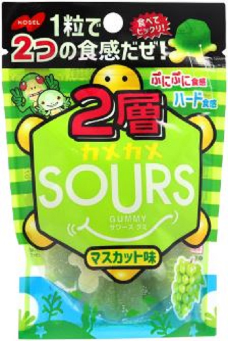 ノーベル製菓　２層カメカメサワーズマスカット