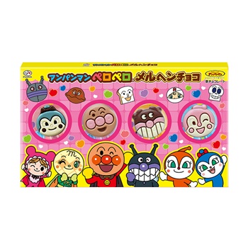 不二家　４本アンパンマンペロペロメルヘンチョコ
