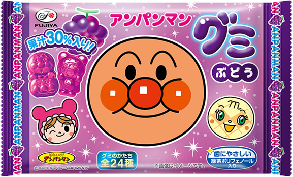 ６粒アンパンマングミ（ぶどう）