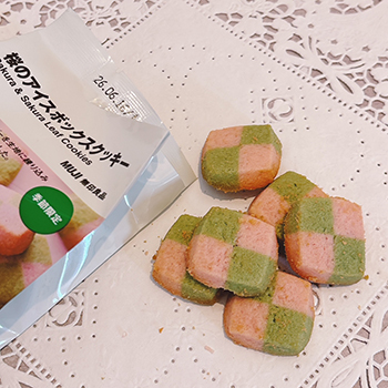 桜のアイスボックスクッキー